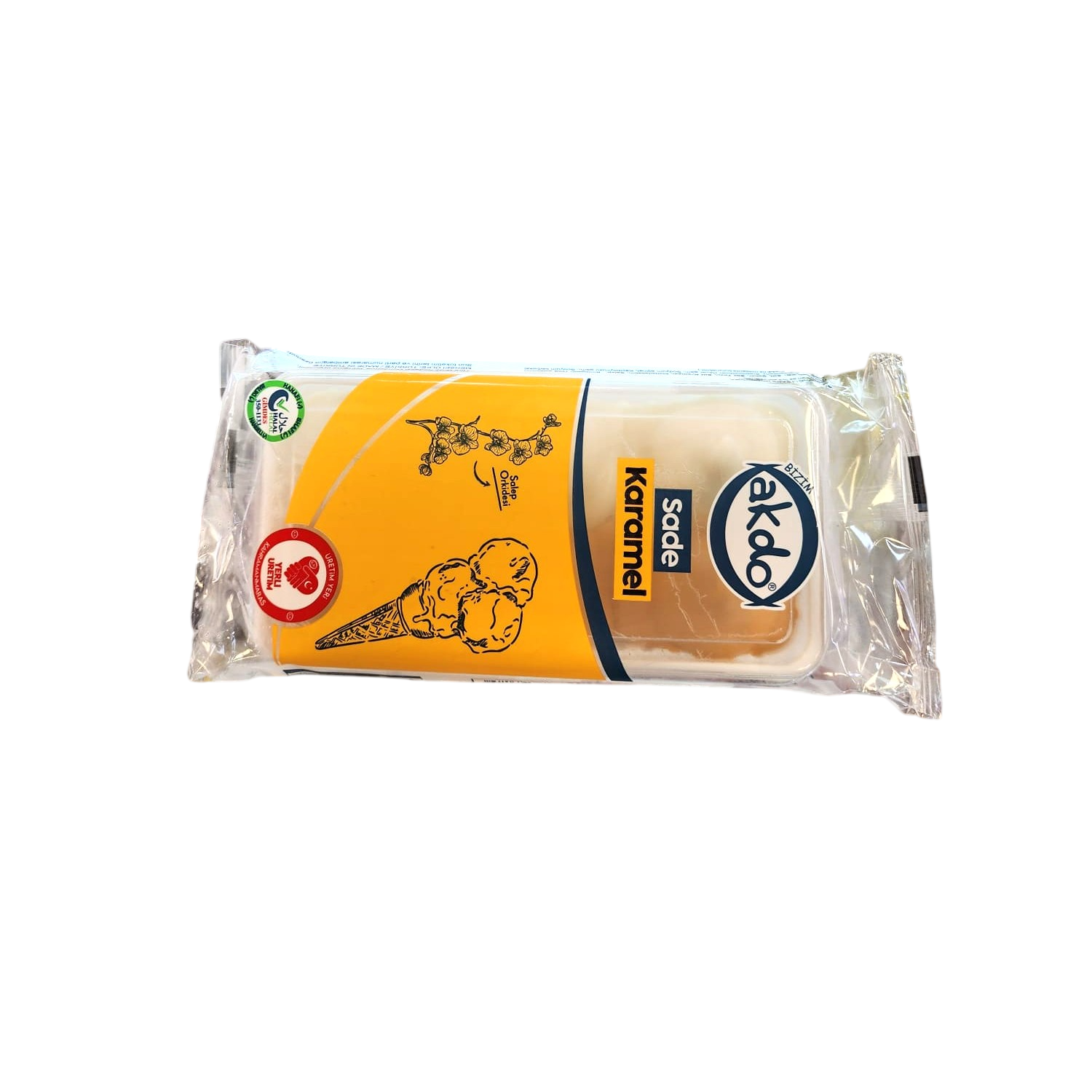 DondurmaAkdo Dondurma Karamel Sade 500 g