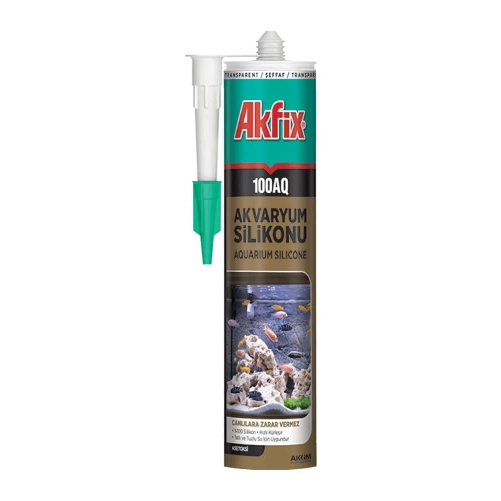 Yapı MarketAkfix 100aq Akvaryum Silikonu 280 ml (şeffaf)