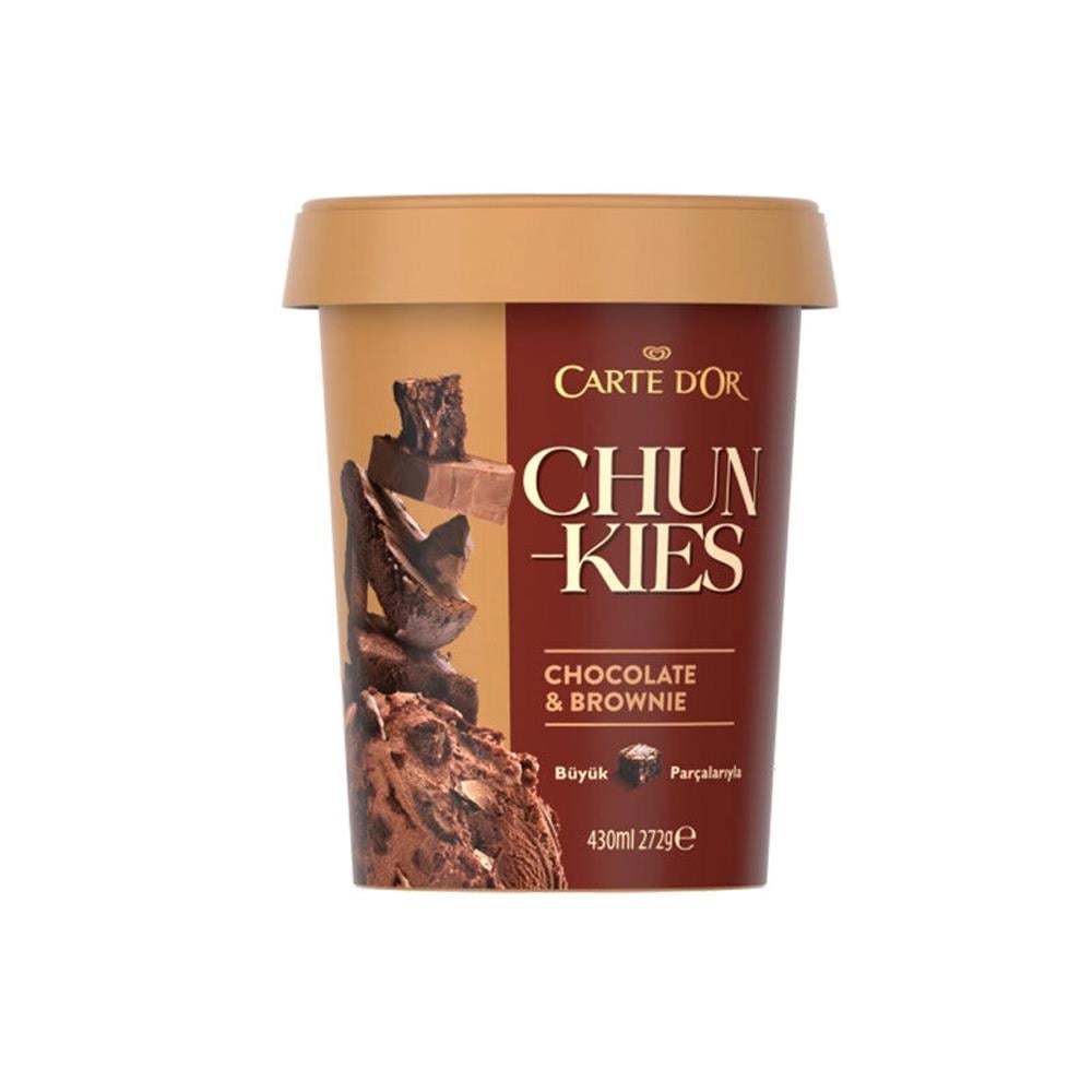 DondurmaAlgida Cartedor Chunkıes Brownıe Chocolate 430 ml