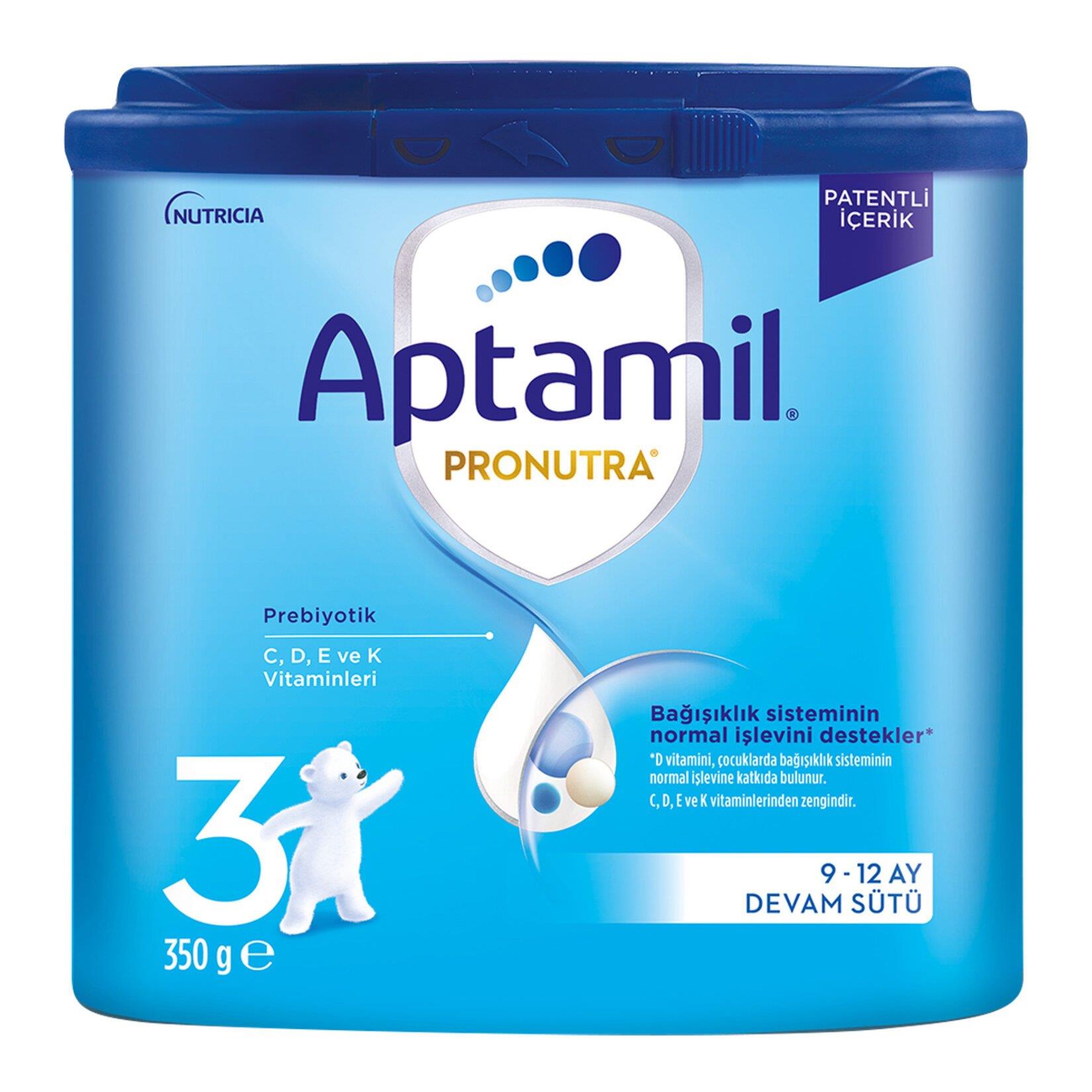 Bebek MamasıAptamil Nutricia Pronutra Devam Sütü 350 gr 3 no
