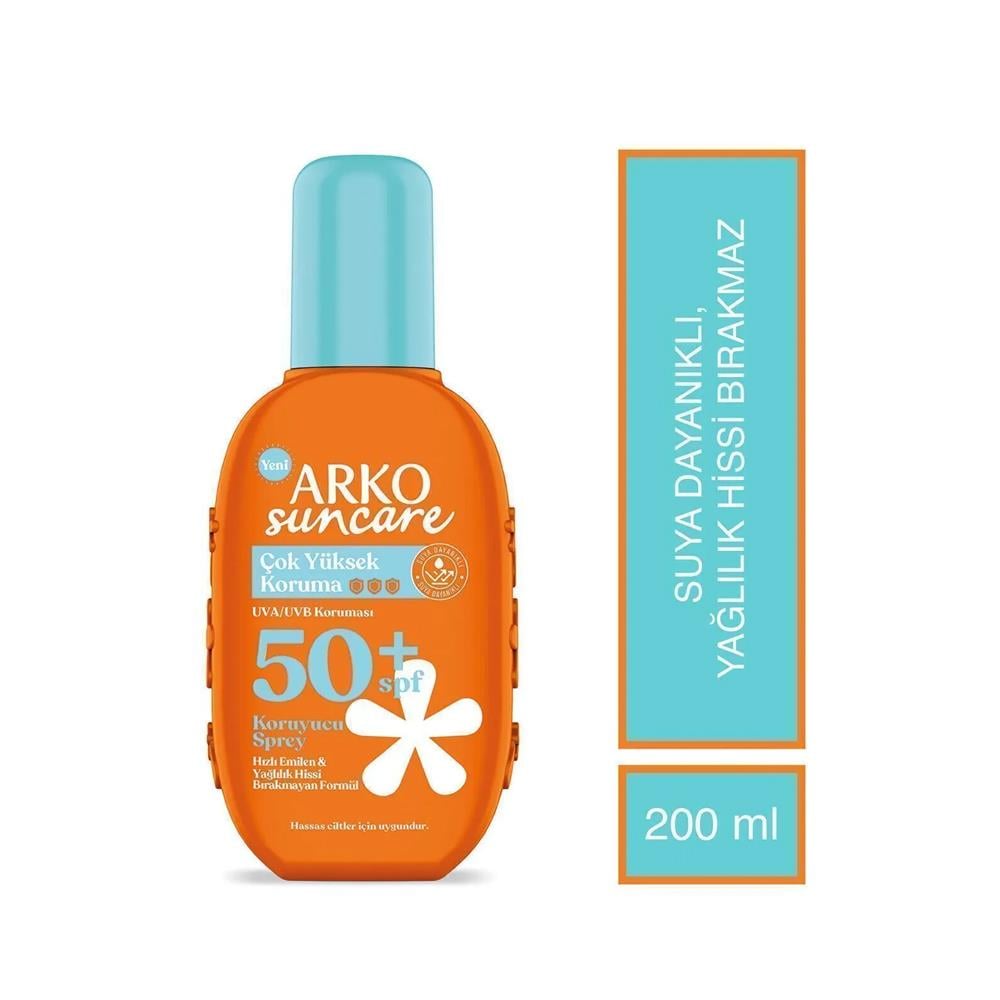 Güneş Kremi, LosyonuArko Suncare 200 Ml Vücut Güneş Spreyi SPF 50+