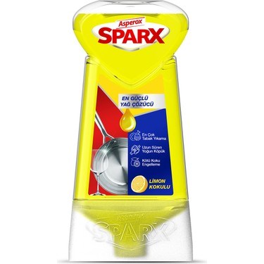Bulaşık Makinesi TabletiAsperox Sparx Sıvı Bulaşık Deterjanı Limon Kokulu 650 ml