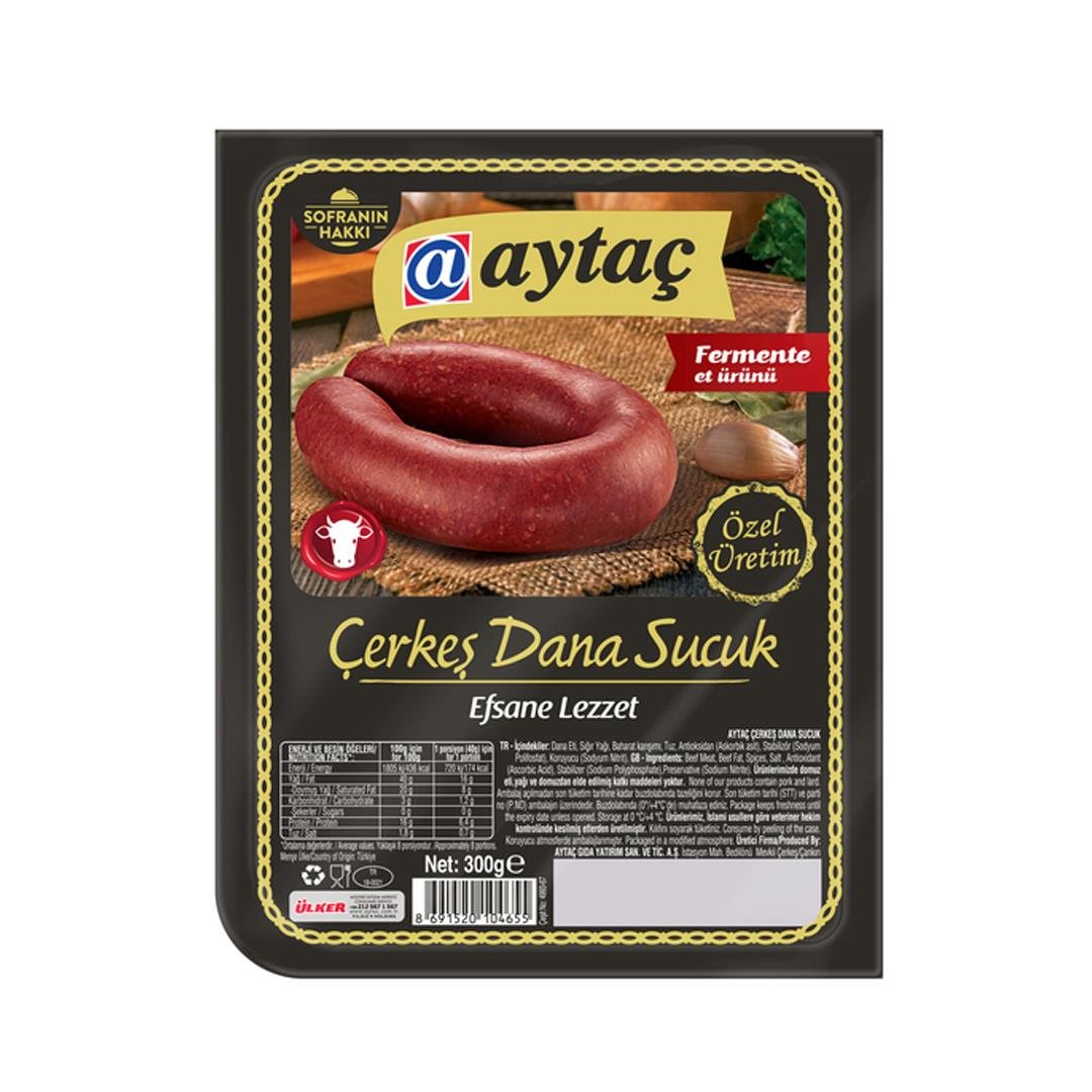 SucukAytaç Çerkes Dana Fermente Sucuk 300g