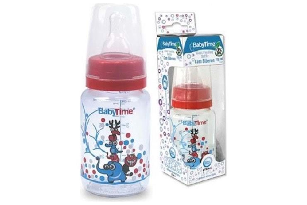 Baby Tıme Biberon Silikon Kiraz Uç Bt074 125 Ml.