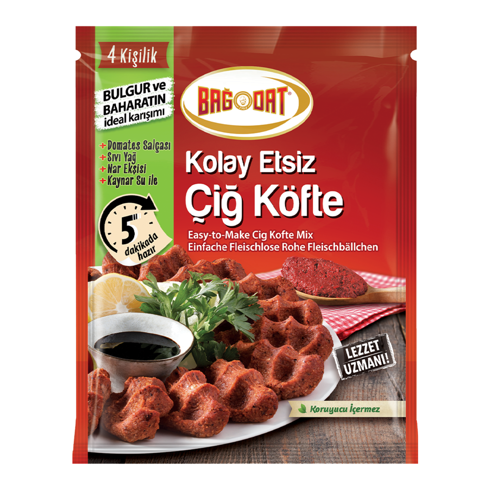 HarçBağdat Çiğ Köfte Etsiz Kolay 120 Gr