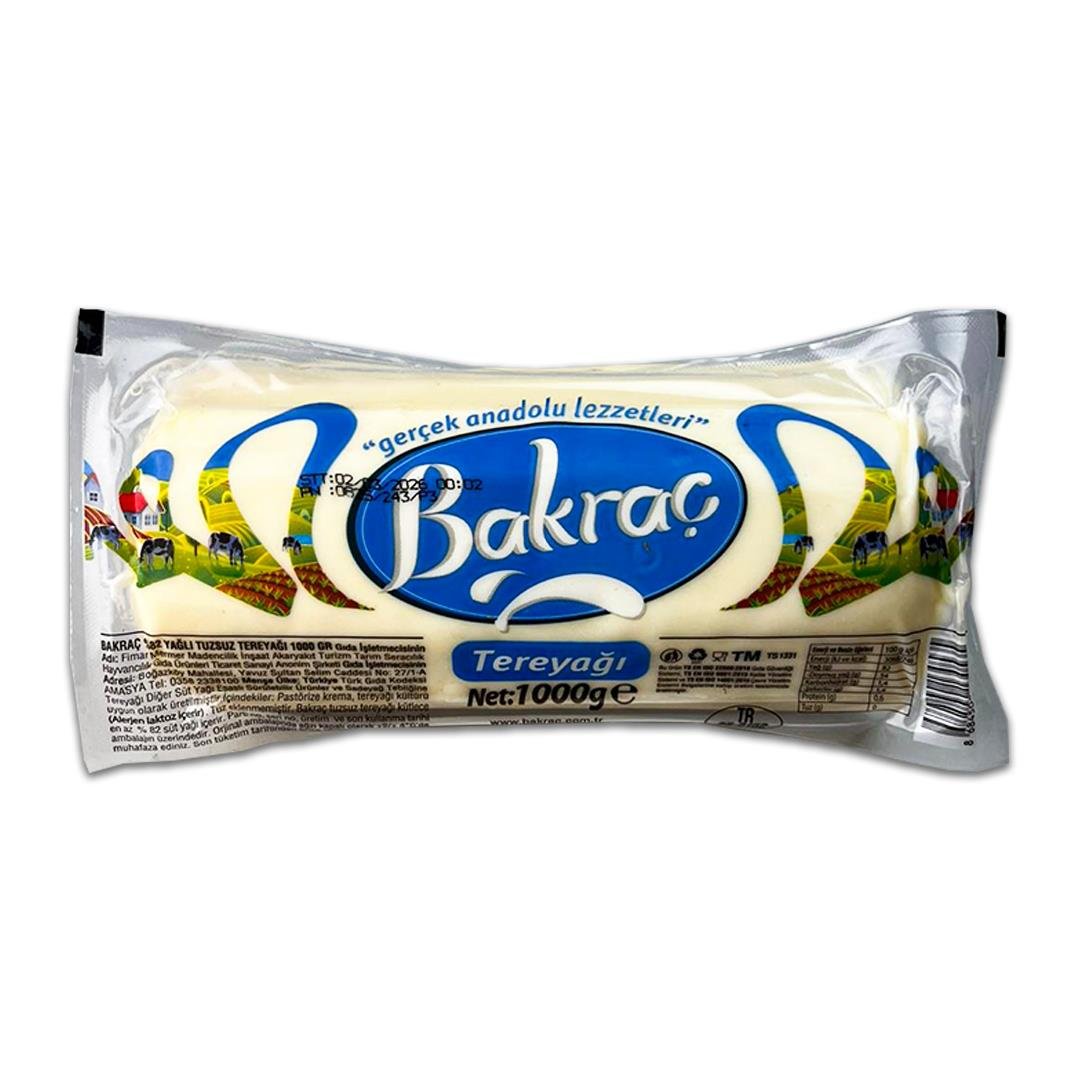 TereyağBakraç Tereyağı 1000 gr Rulo %82 yağlı