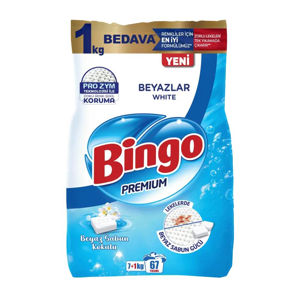 Toz DeterjanBingo Matik Premium Beyaz Sabun Kokulu 8 Kg