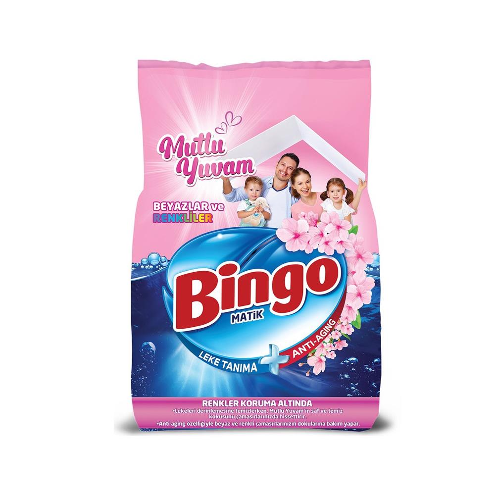 Toz DeterjanBingo Matik Renkli Beyaz 3 Kg