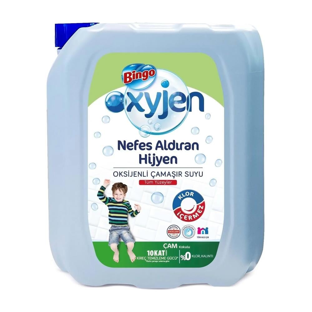 Çamaşır SuyuBingo Oksijen Çamaşır Suyu Cam Kokulu 4 lt
