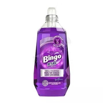 Sıvı Çamaşır DeterjanıBingo Sıvı Çamaşır Deterjan Jetjel Koyu Renkler 37 Yıkama 1480 ml