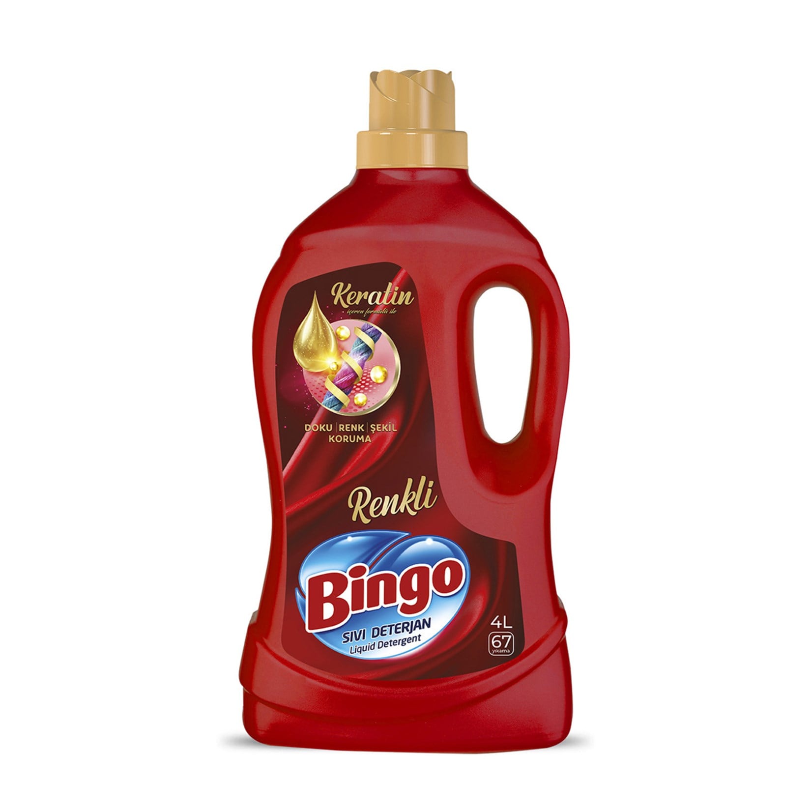 Sıvı Çamaşır DeterjanıBingo Sıvı Çamaşır Deterjanı Renkli 67 Yıkama 4 L