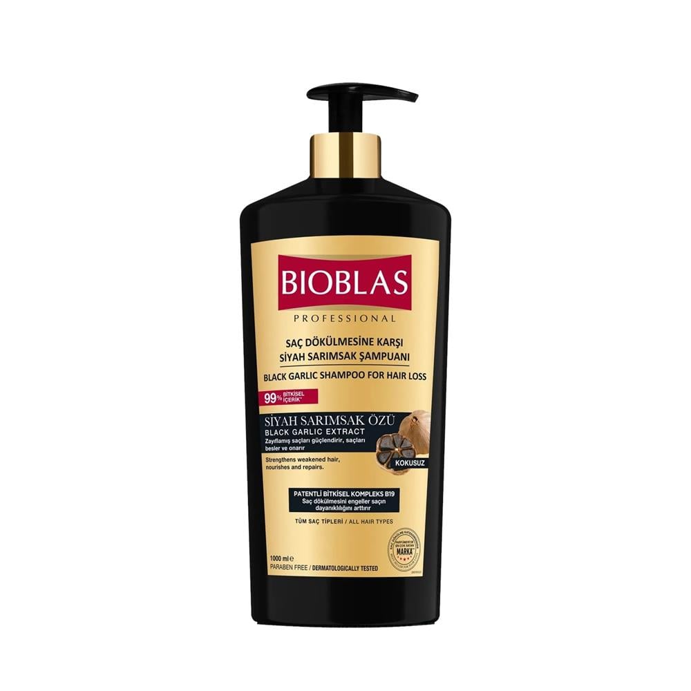 Bioblas Şampuan Siyah Sarımsak Özü 1000 Ml.