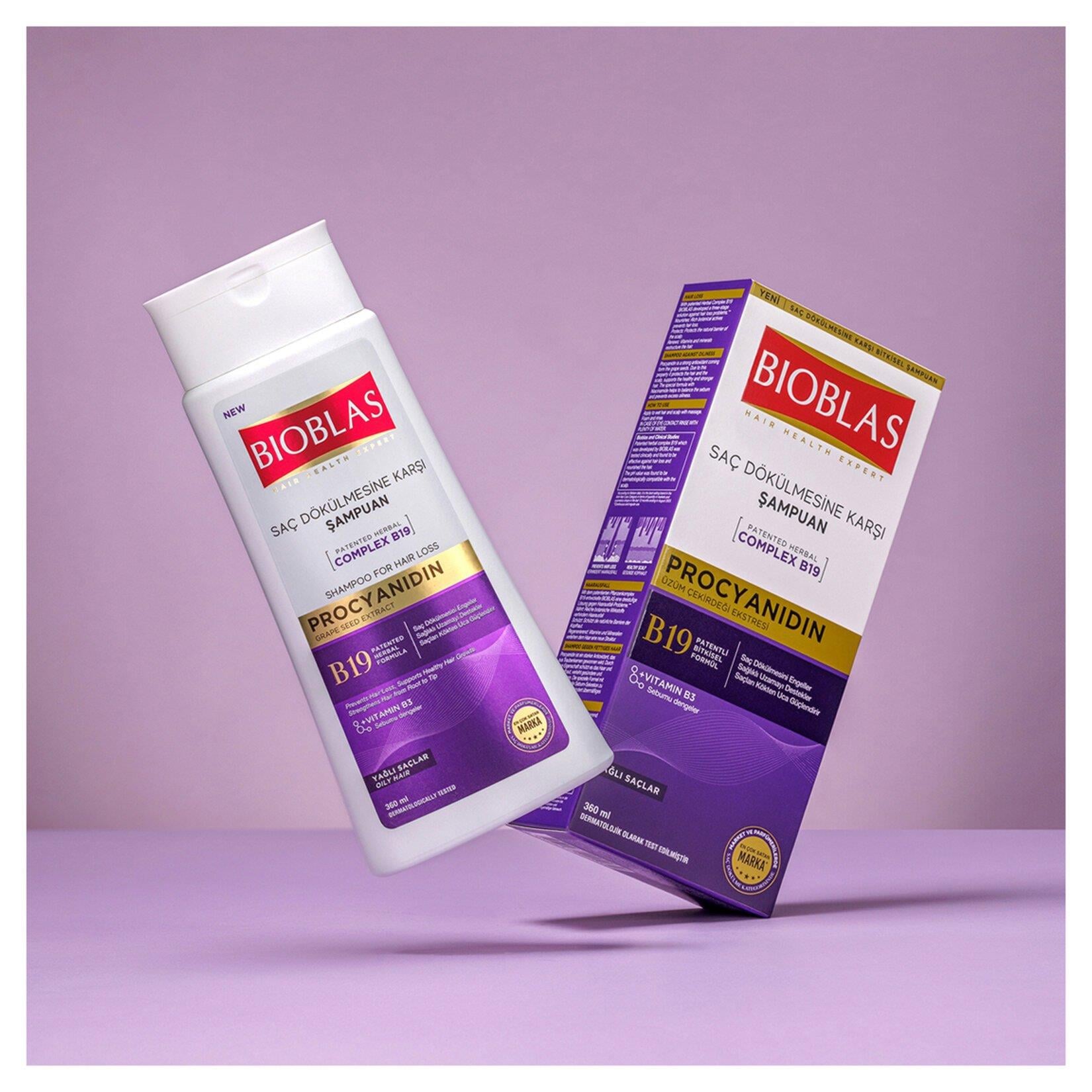 ŞampuanBioblas Şampuan Yağlı Saçlar 360Ml