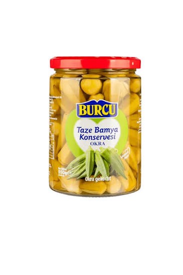 Konserve SebzeBurcu Bamya Cam  550 Gr