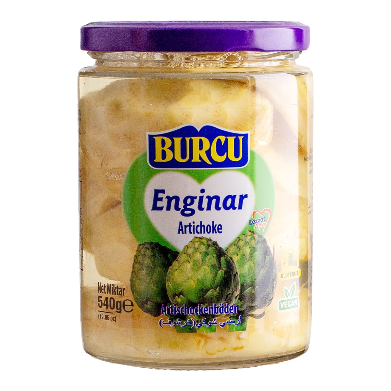 Konserve SebzeBurcu Enginar 540 Gr