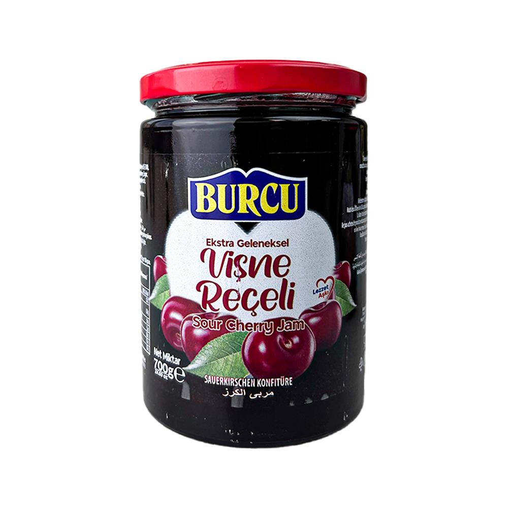 ReçelBurcu Vişne Reçeli Cam 700 Gr
