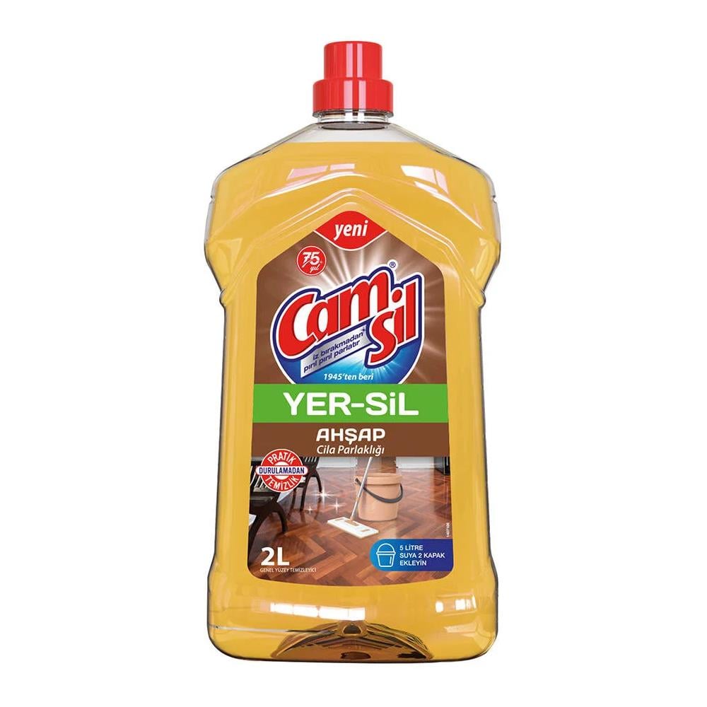 Cam TemizleyicilerCamsil Yer-Sil Ahşap Dökme 2 lt