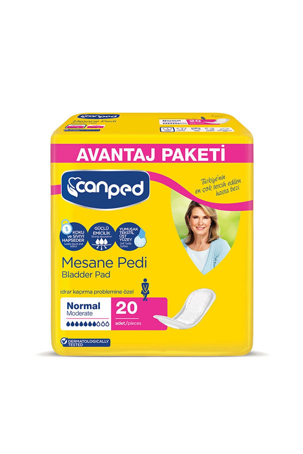 Canped Mesane Pedi Avantaj Paket Normal 20 Adet