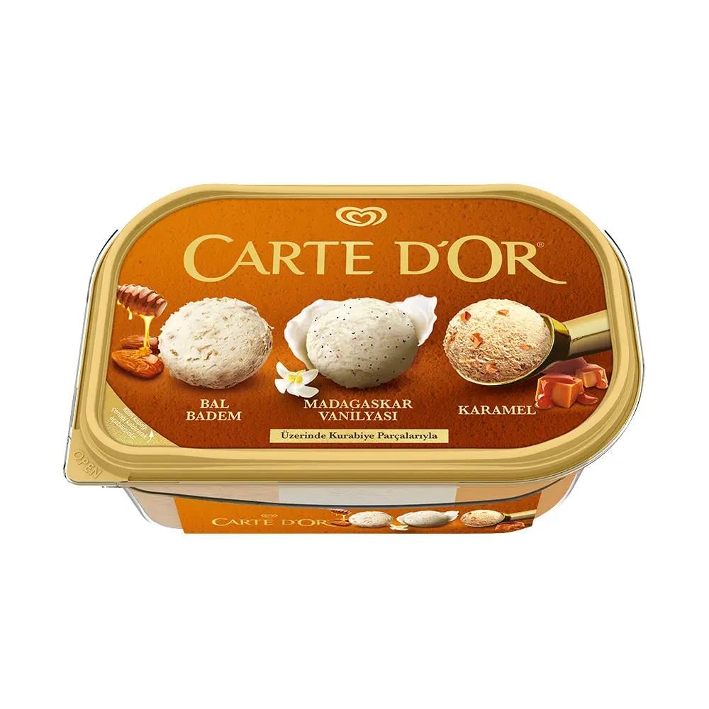 DondurmaCarte Dor Classic Bal Badem Madagaskar Vanilyası Karamel 850 Gr