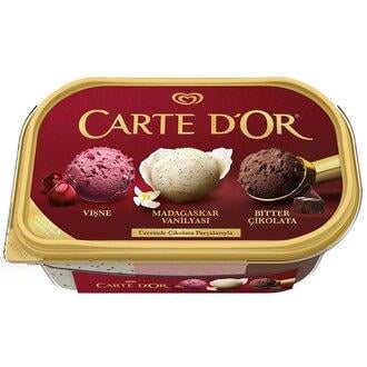 DondurmaCarte Dor Classic Vişne Madagaskar Vanilyası Bitter Çikolata 850 Ml