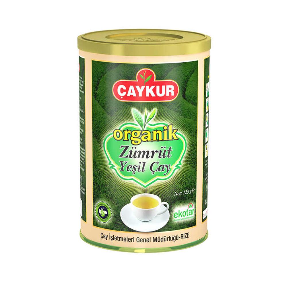 Bitki ve Meyve ÇaylarıÇaykur Organik Yeşil Çay Zümrüt 125 gr