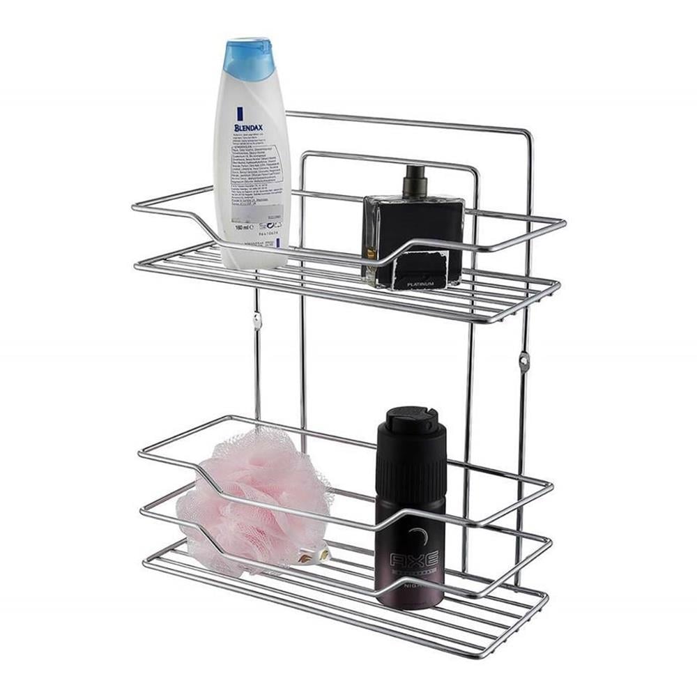 Banyo & Yapı MalzemeleriÇelik Ayna 2 li Krom Raf 693