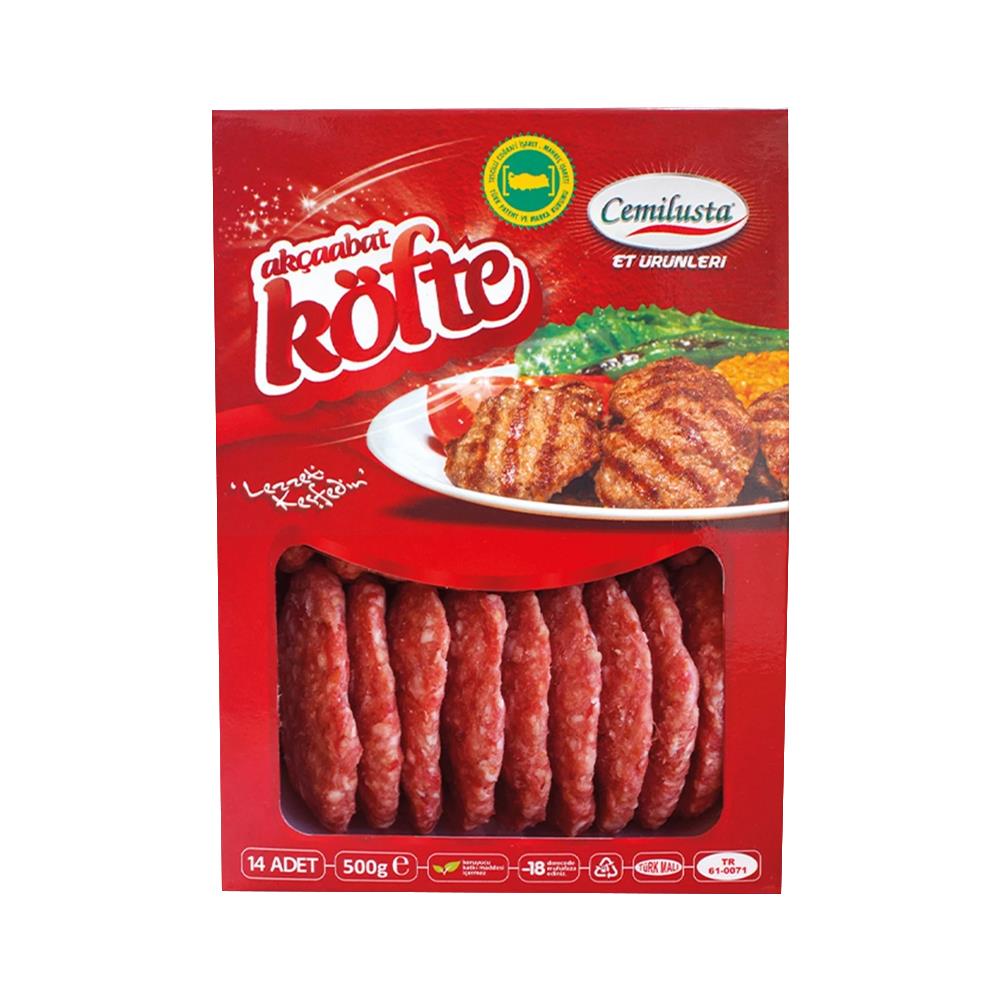 Et ÜrünleriCemilusta Köfte Akçaabat Donuk Küvet 500 Gr