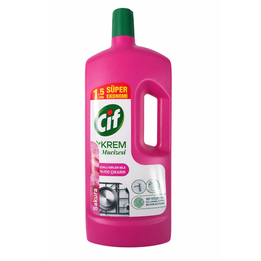 Mutfak ve Banyo TemizleyicilerCif Krem Sakura 1500 ml