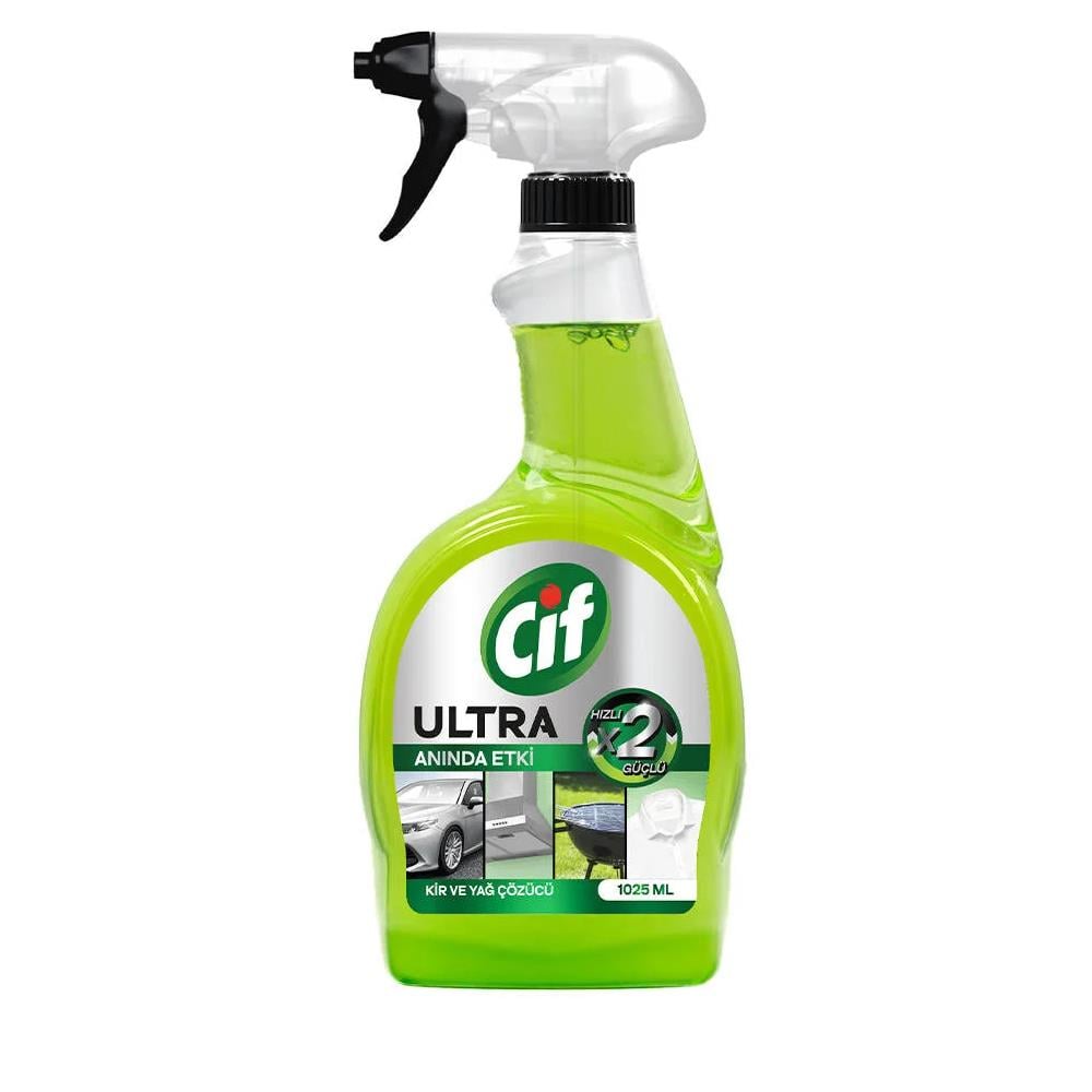 Parlatıcı, TemizleyiciCif Ultra Anında Etki Kir & Yağ Sökücü 1025 Ml