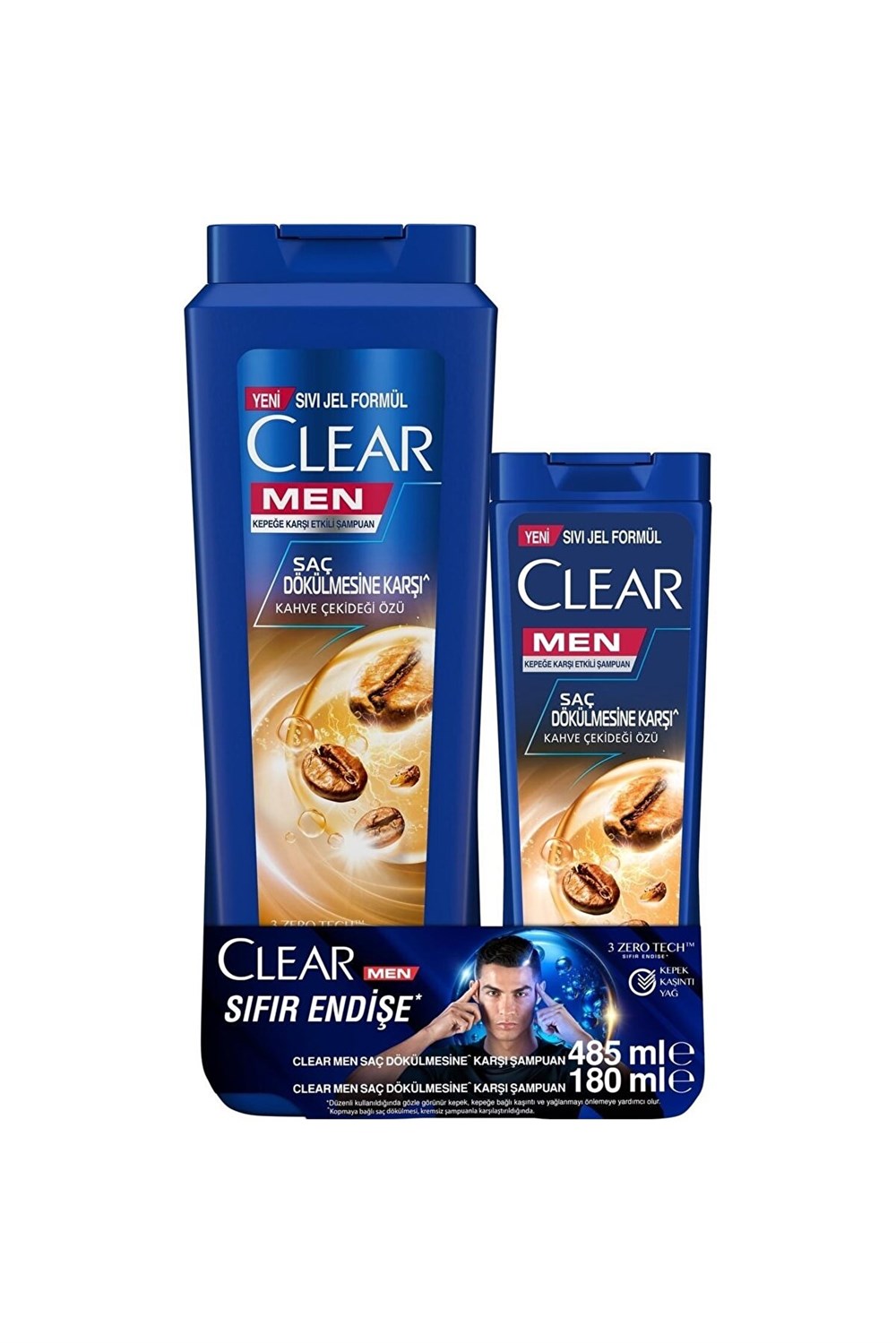 Clear Men Saç Dökülmesine Karşı Şampuan 485ml+180ml