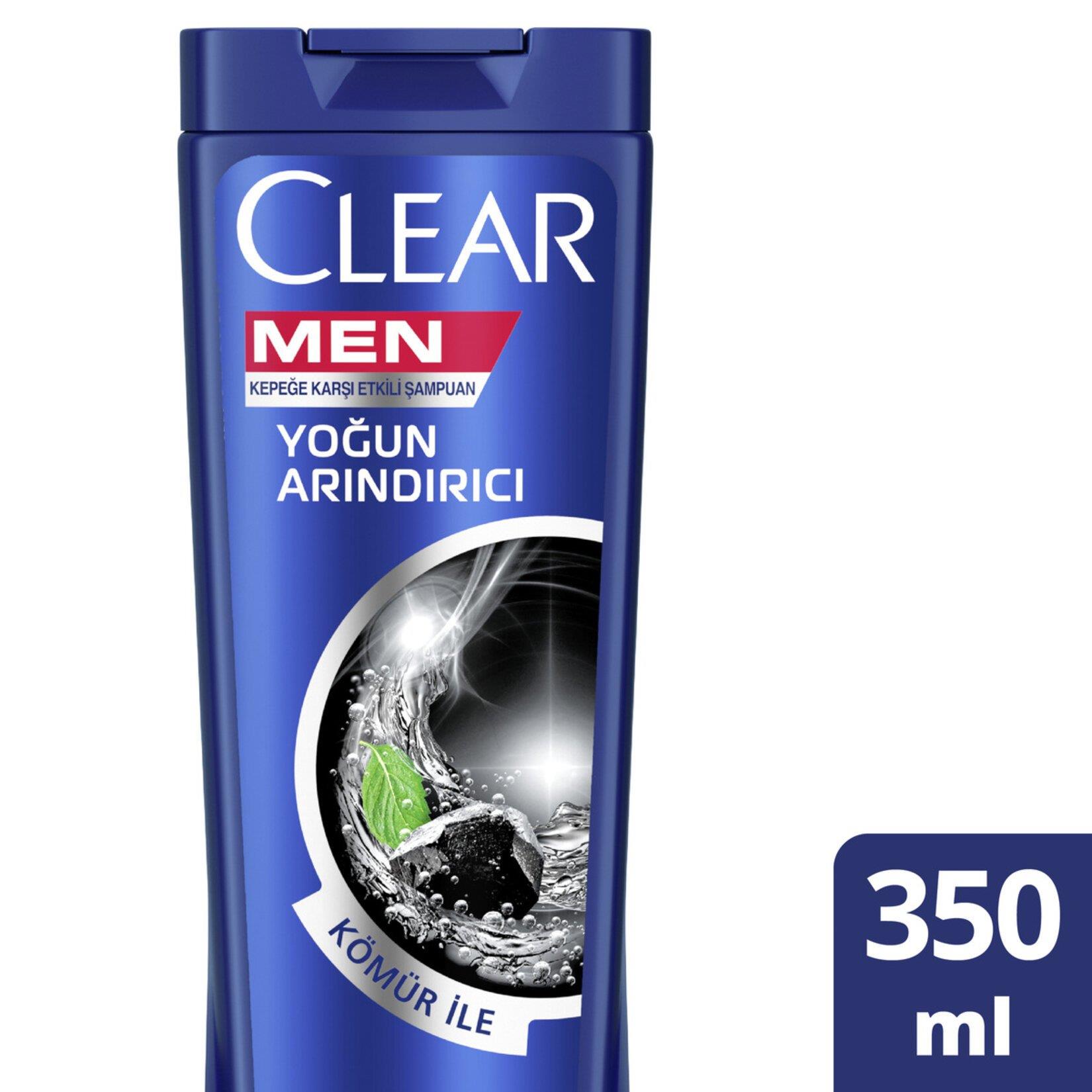 ŞampuanClear Men Yoğun Arındırıcı Kömür Kepeğe Karşı Etkili 350 Ml
