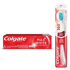 Diş MacunuColgate Max White Diş Macunu 75 ml+360 Vısıble Whıte Diş Fırcası