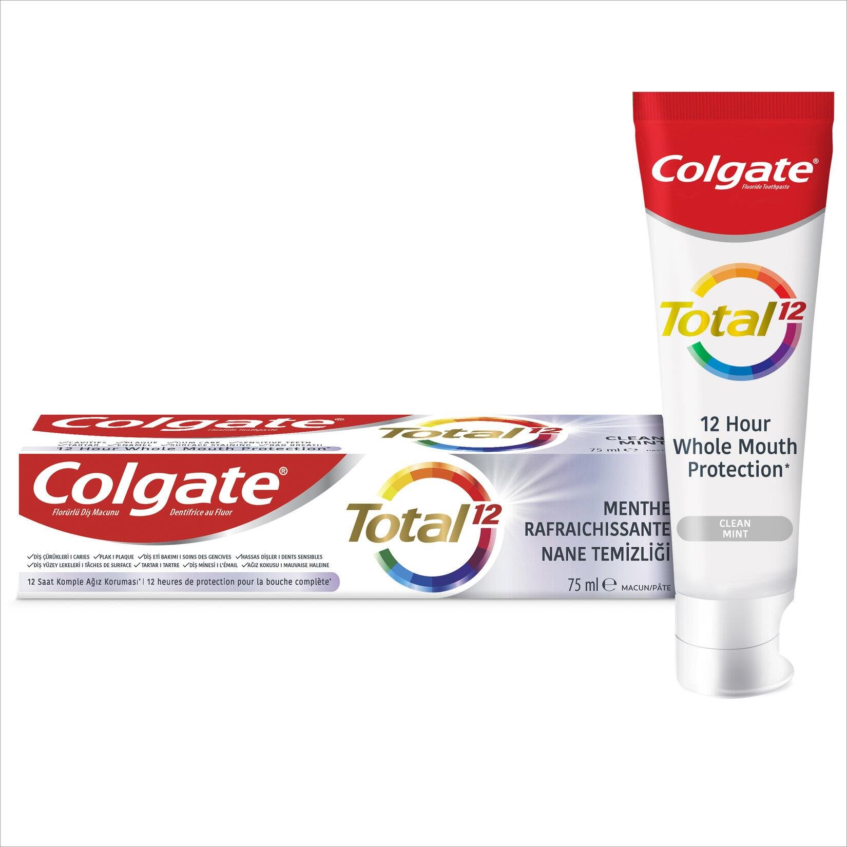 Diş MacunuColgate Total Gelişmiş Nane Temizliği Diş Macunu 75 ml