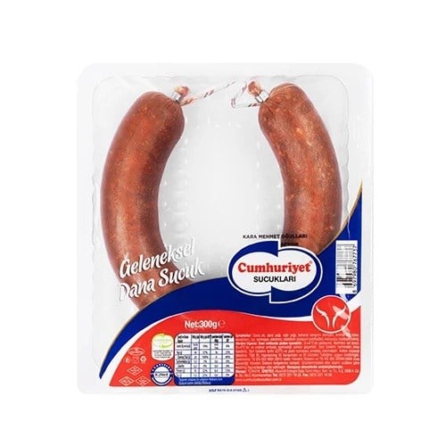 SucukCumhuriyet Sucuk Dana Kangal Fermente 300 g
