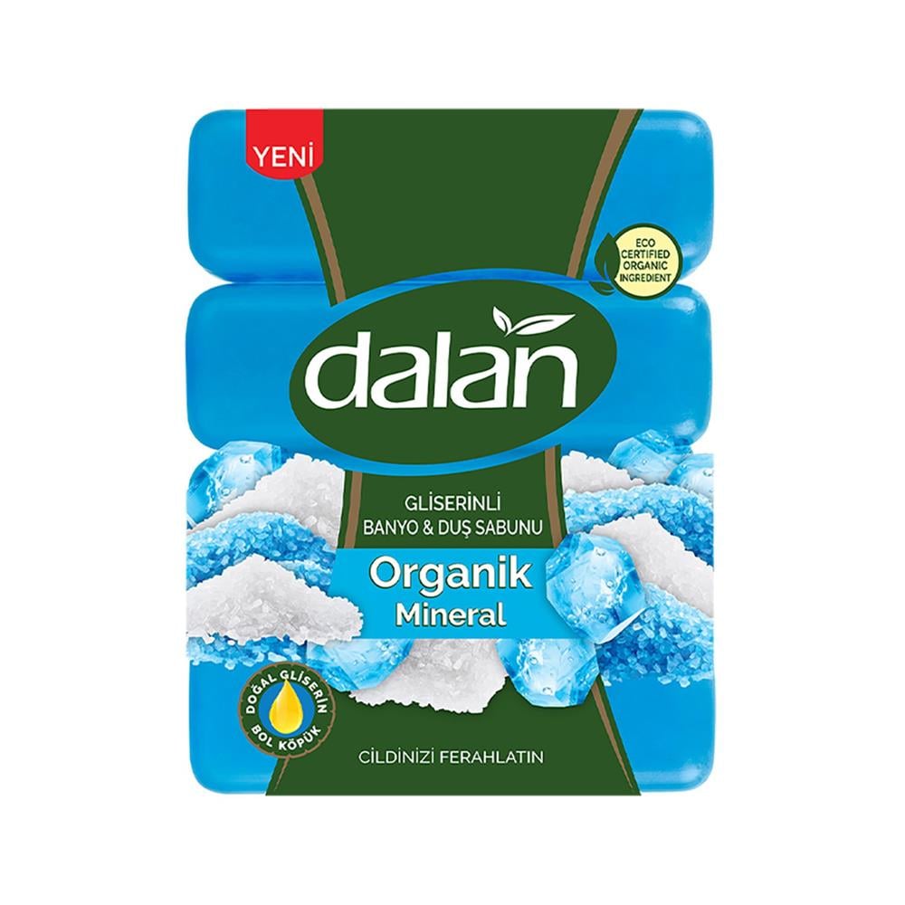 Katı, Sıvı SabunDalan Organik Mineral Banyo Sabunu 4X150 G
