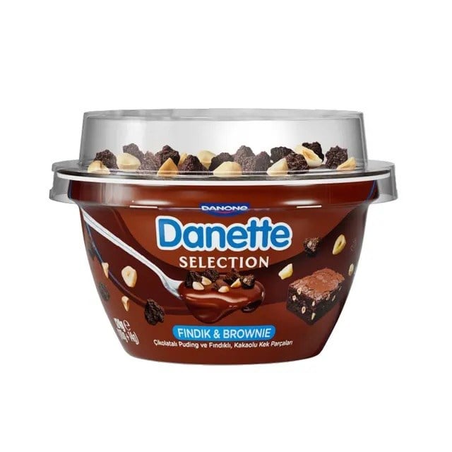 Hazır PudingDanone Danette Topper Selection Fındık&Brownie Puding 110 g