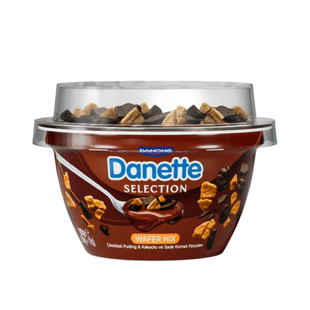 Hazır PudingDanone Danette Topper Selection Wafer Mix Puding 110 g