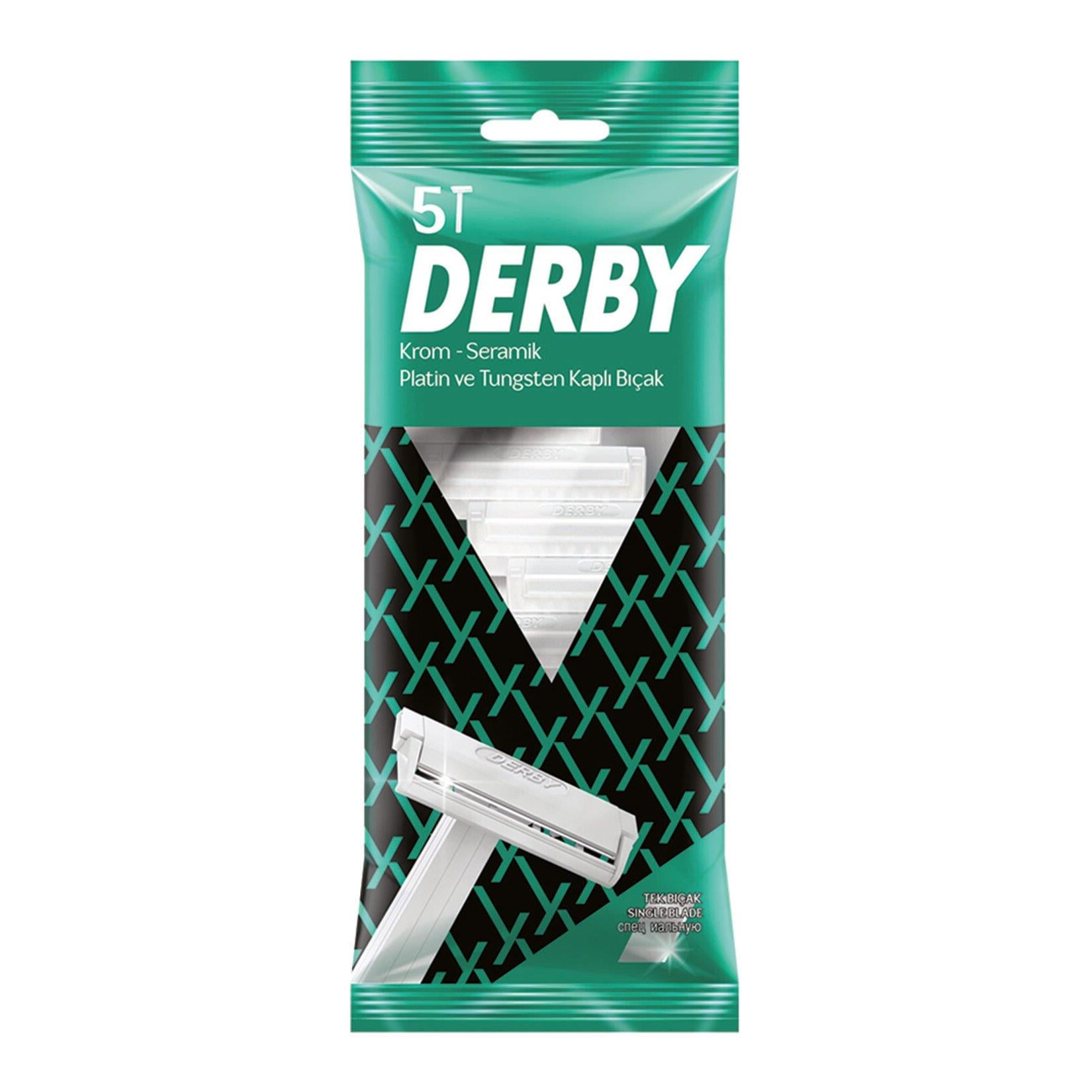 Tıraş BıçağıDerby 5 +1 Poşet Tek bıçaklı