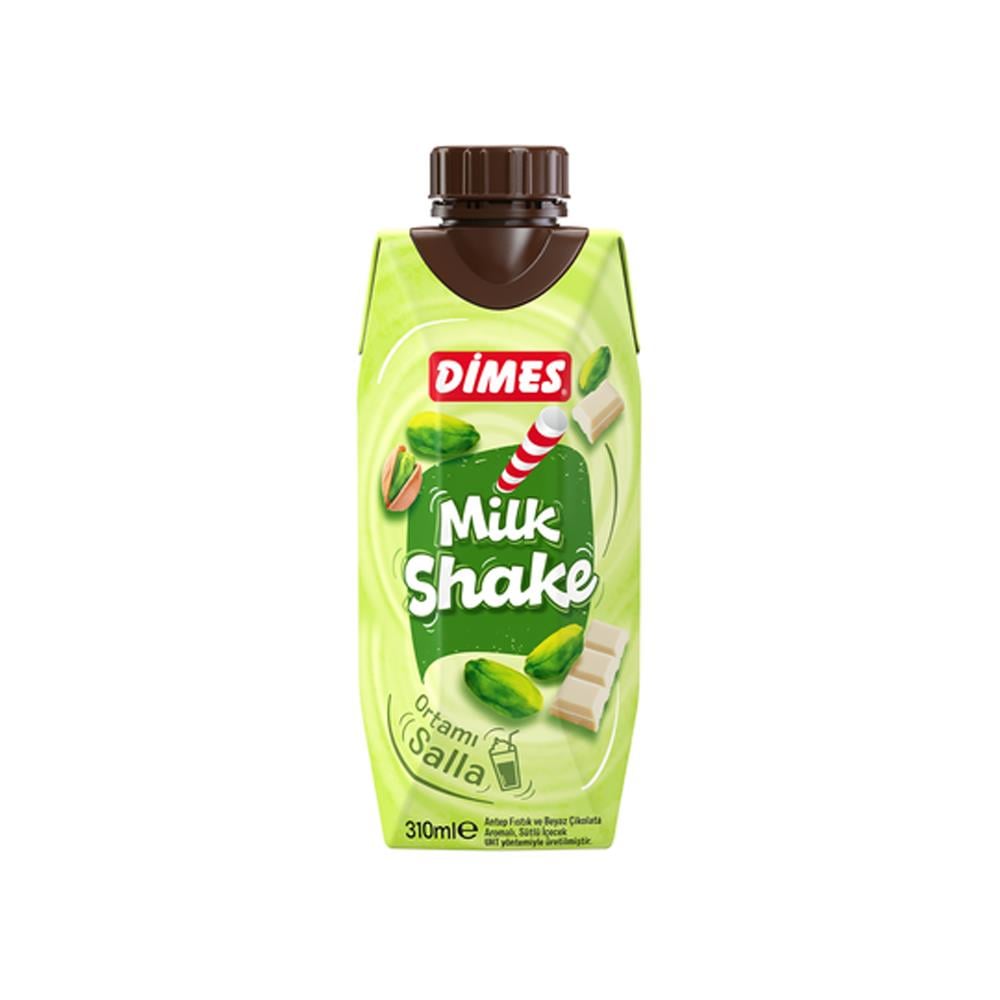 Meyve SuyuDimes Milk Shake 310 ml Antep Fıstık ve Beyaz Çikolatalı