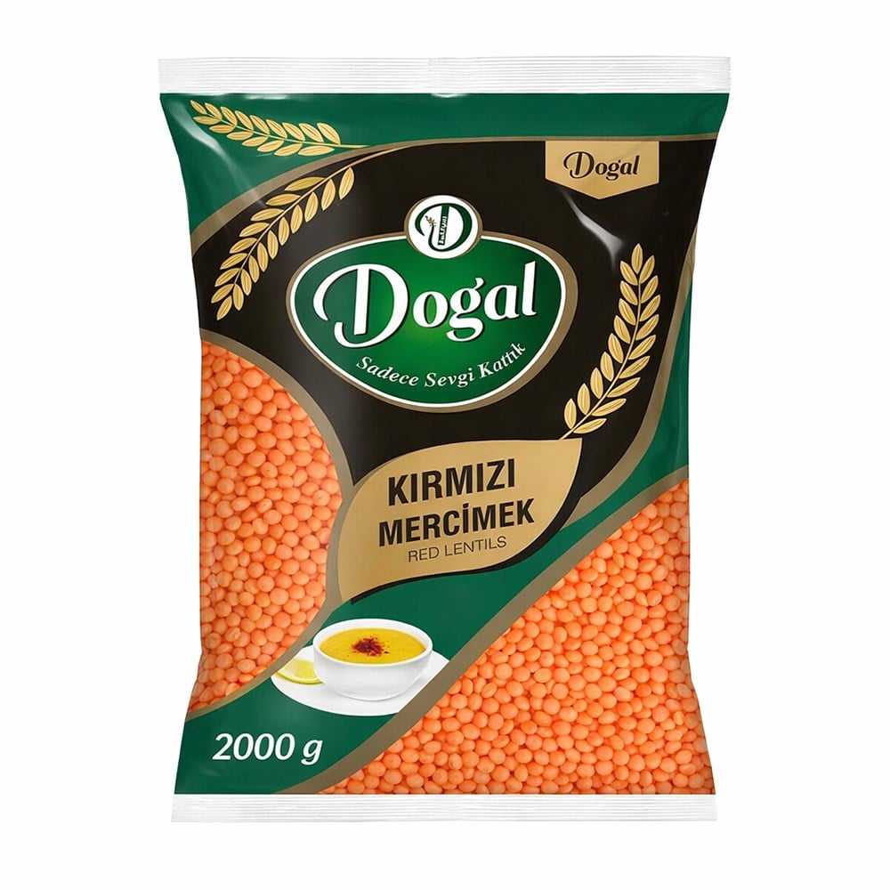 MercimekDoğal İthal Kırmızı Mercimek 2000 g