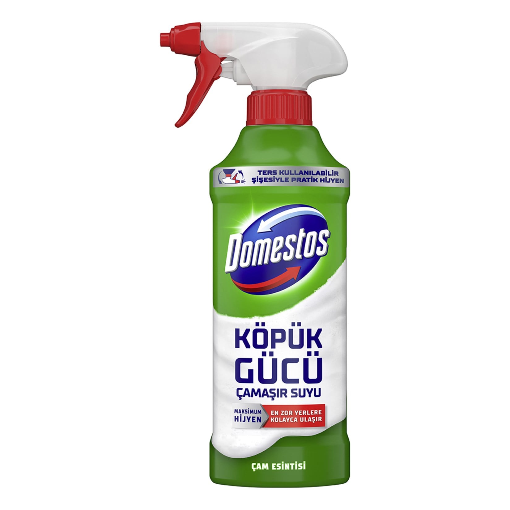 Çamaşır SuyuDomestos Köpük Gücü Sprey Çamaşır Suyu Katkılı Çam Esintisi 450 ml
