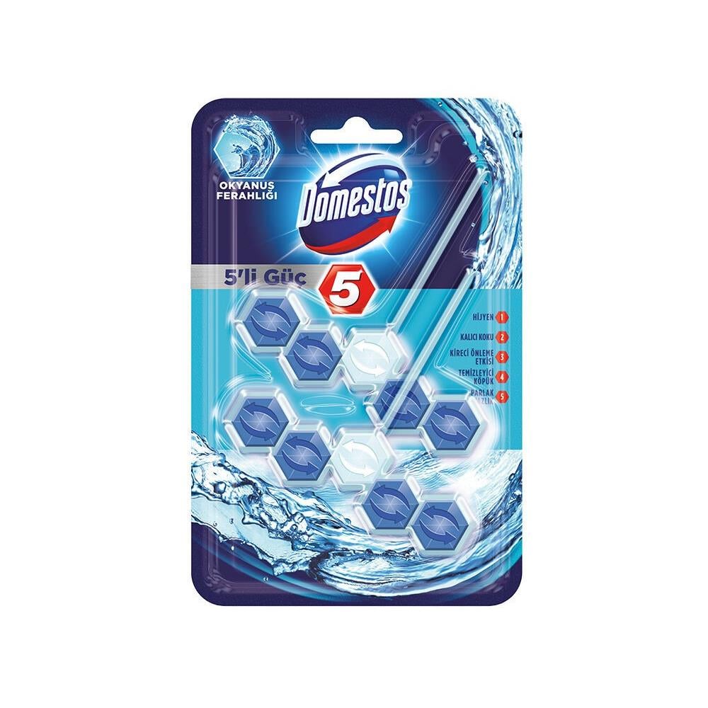 Domestos Wc Blok 5 Li Güç Okyanus Ferahlığı 2*50 Gr