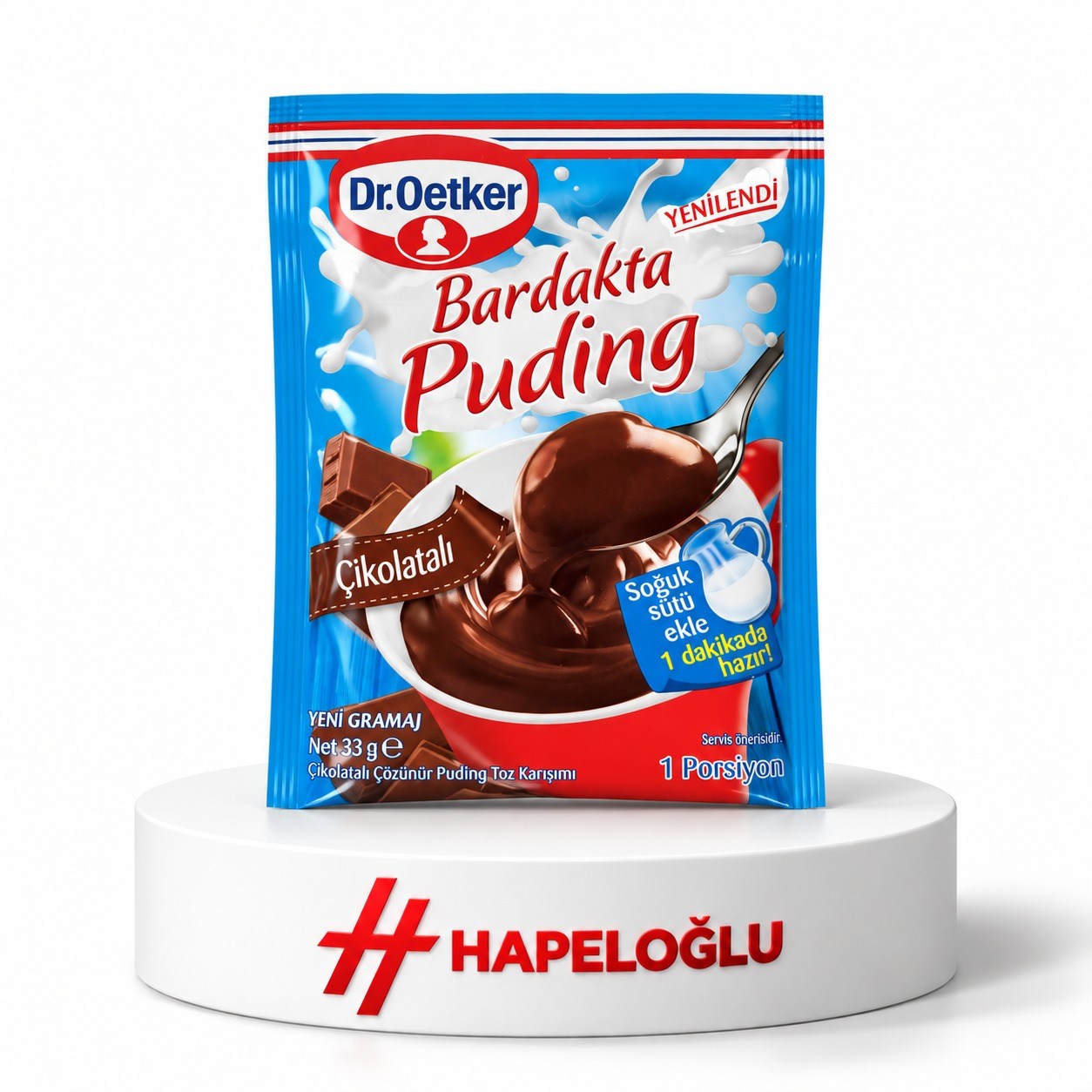 Toz PudingDr.Oetker Bardakta Puding 33 gr Çikolatalı
