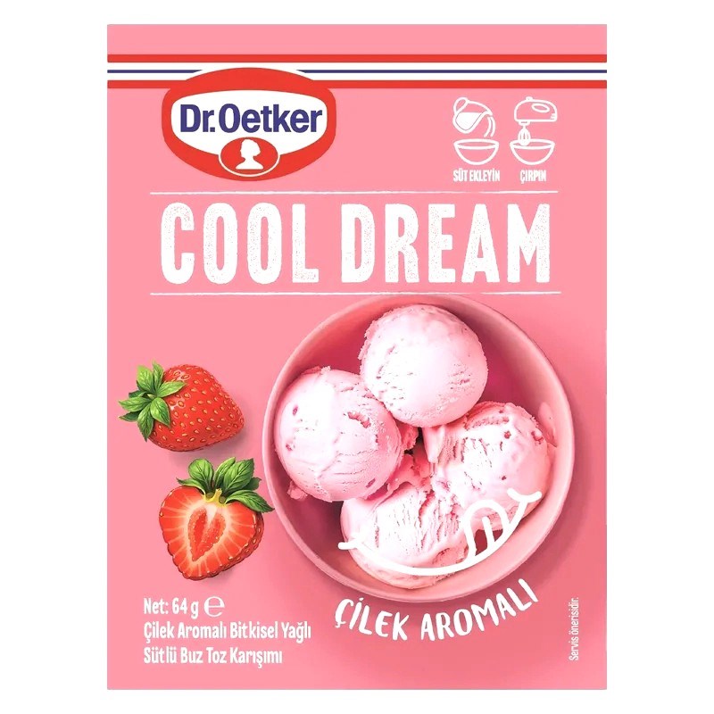 TatlılarDr.Oetker Cool Dream Çilek Aromalı 64 g