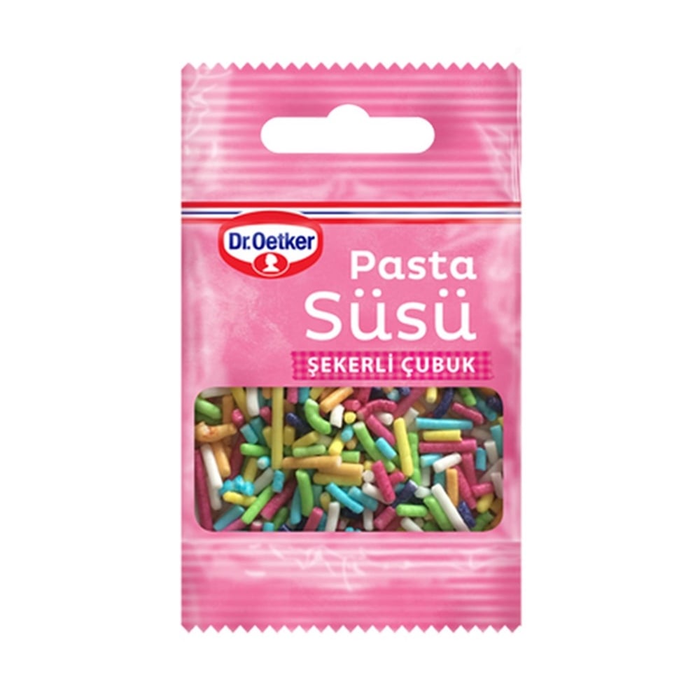 Dr.Oetker Pasta Süsü Şekerli Çubuk 10 Gr