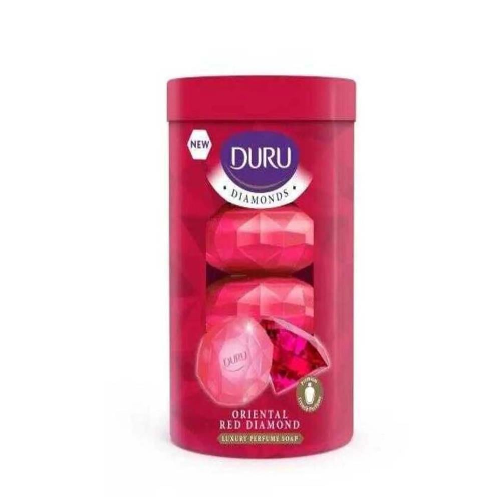 Katı, Sıvı SabunDuru Diamonds Oriental Red Güzellik Sabunu 4*90 Gr