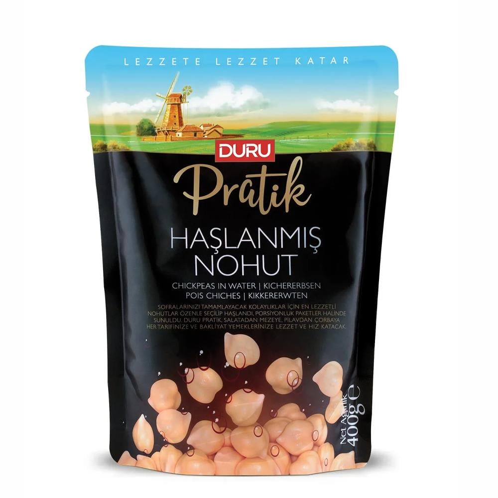 Duru Haşlanmış Nohut 400 Gr