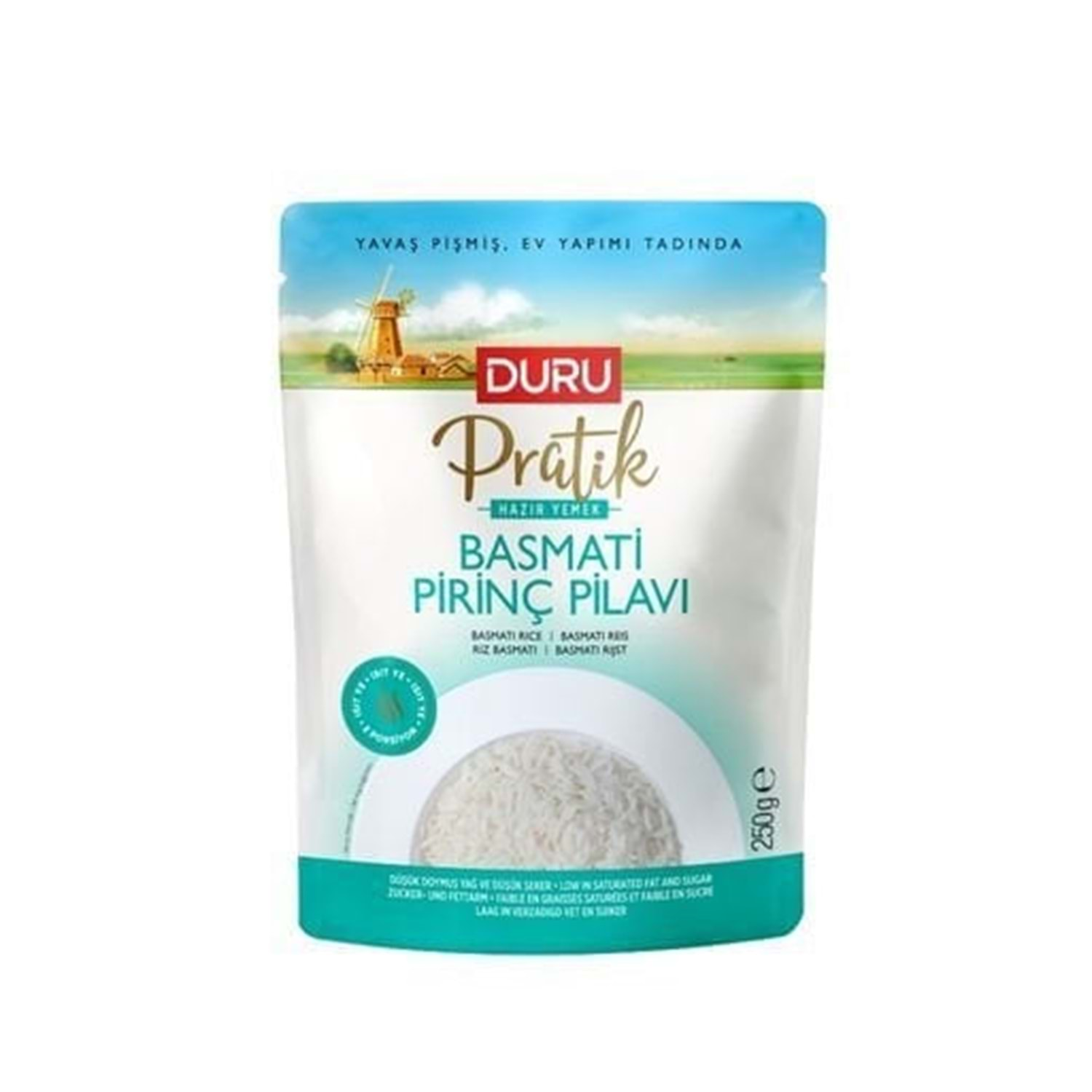 PirinçDuru Pratik Hazır Yemek Basmati Pirinç Pilavı 250g