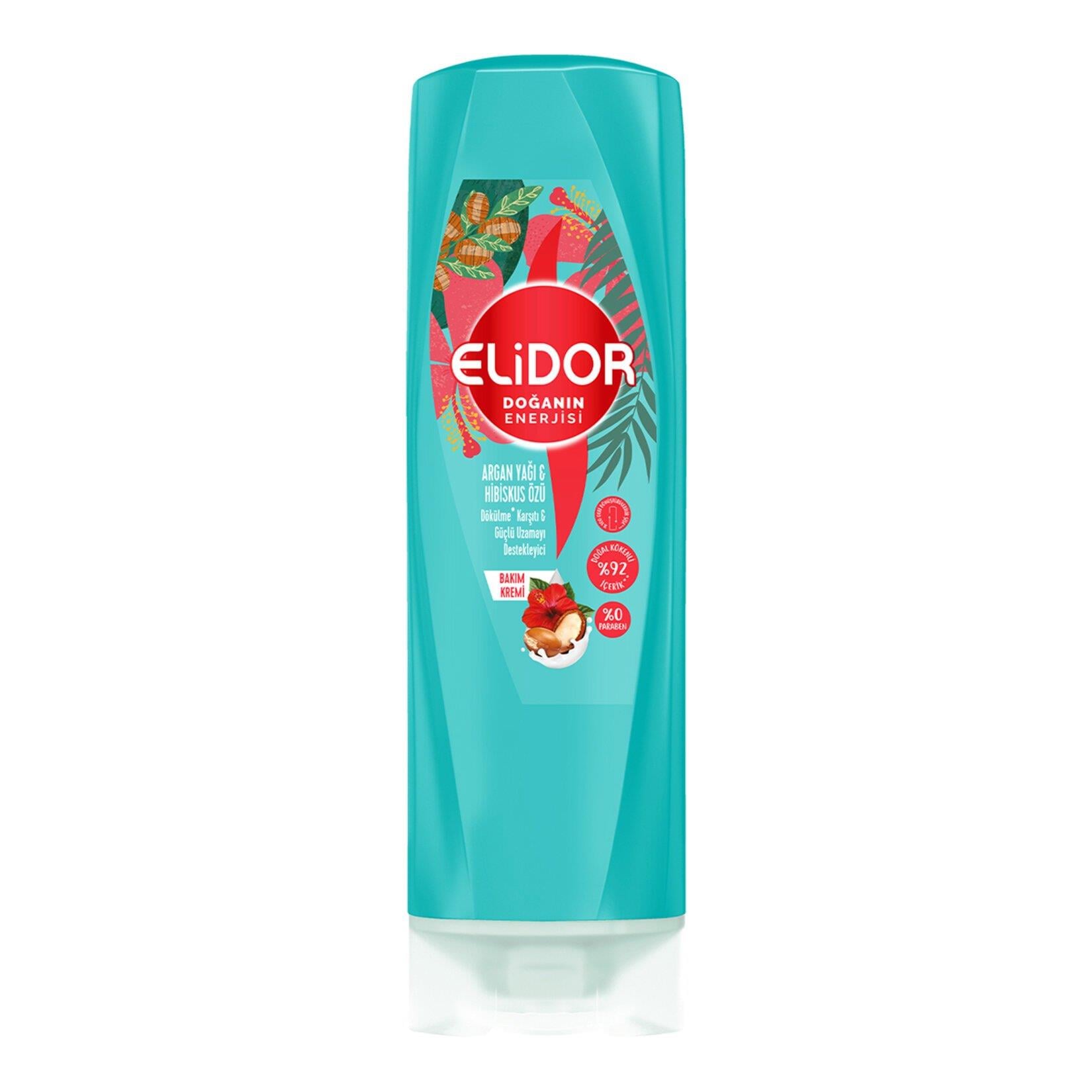 Saç KremiElidor Saç Kremi Sağlıklı Uzayan Saçlar Argan Yağı 350 Ml