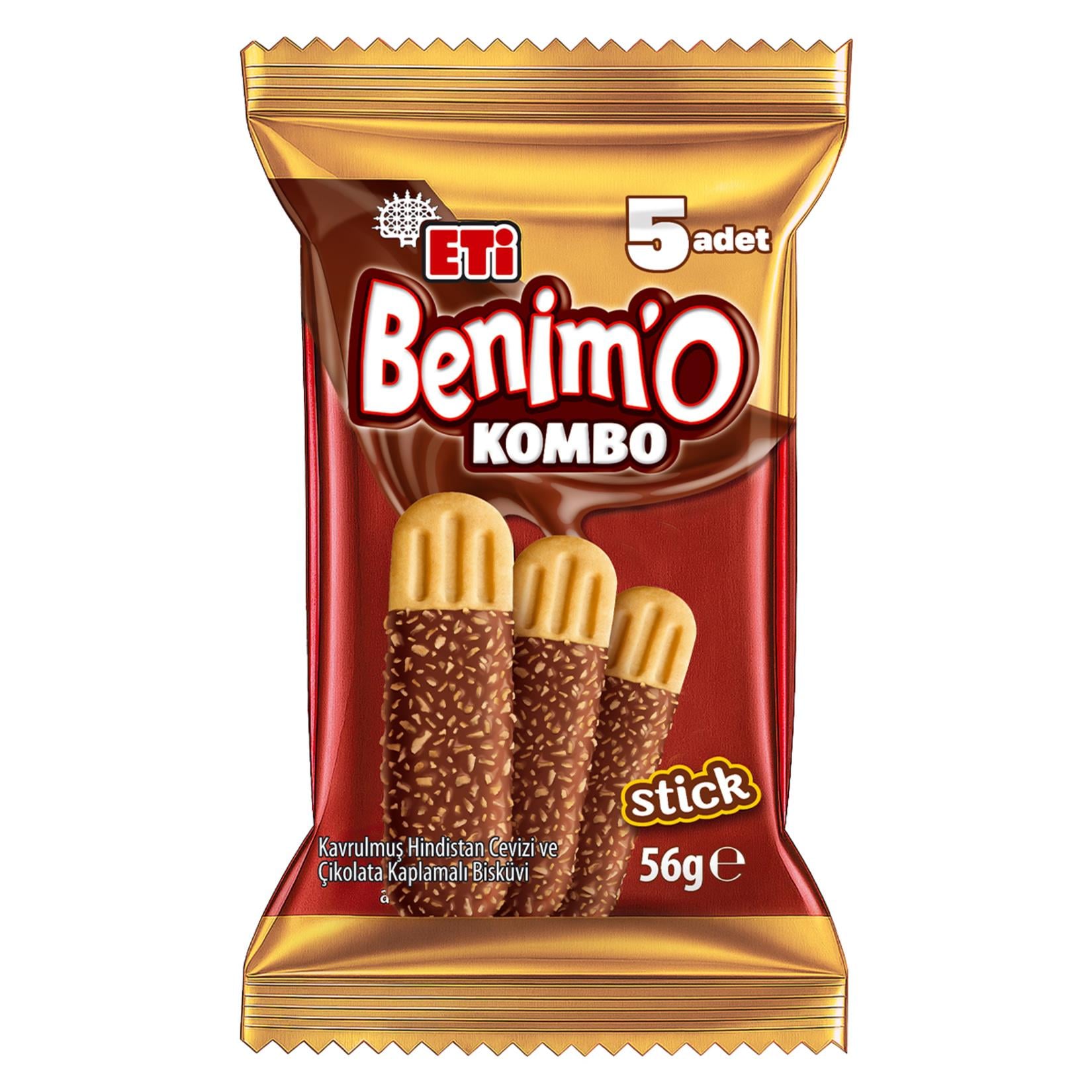 BisküviEti Benimo Kombo Stick 56 g